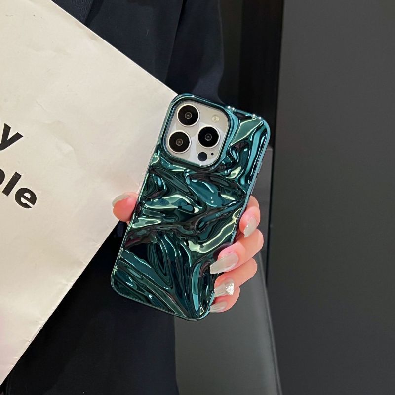 Su Dalgası Desenli İphone Telefon Kılıfı