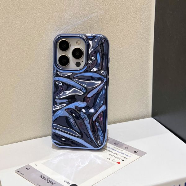 Su Dalgası Desenli İphone Telefon Kılıfı